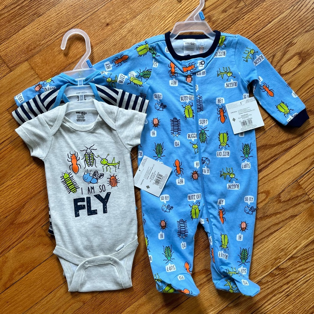Onesies Brand 0-3 month bundle